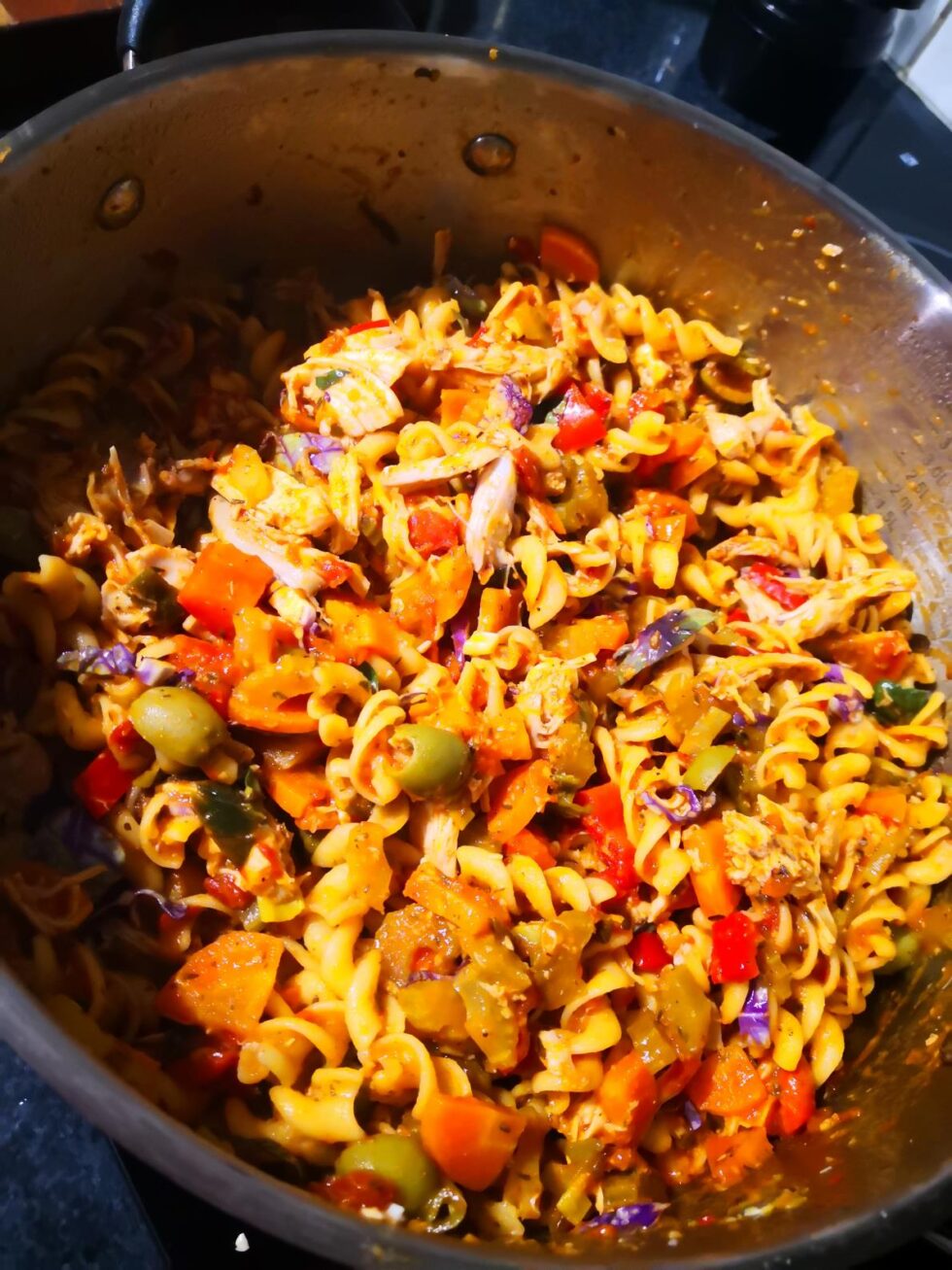 Easy chicken mediterranean pasta everlasting health